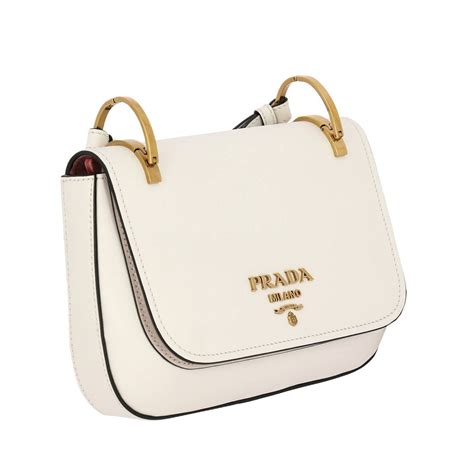 borsa prada bianca pelle|borse Prada.